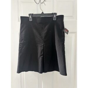 Vintage Emergency Exit A-Line Skirt Sz 11 (30x20) Front Kick Pleat NEW NWT